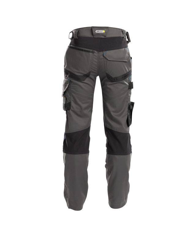 DASSY Dynax Bundhose Stretch & Kniepolstert 200980 6479 ANTHRAZITAU/SCHW Gr. 48+