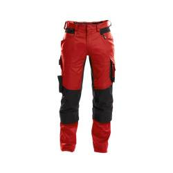 DASSY Dynax Bundhose Stretch und Kniepolstert. 200980 6674 ROT/SCHWARZ Gr. 46+
