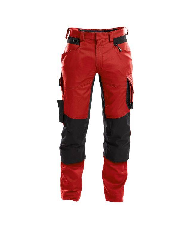 DASSY Dynax Bundhose Stretch und Kniepolstert. 200980 6674 ROT/SCHWARZ Gr. 56