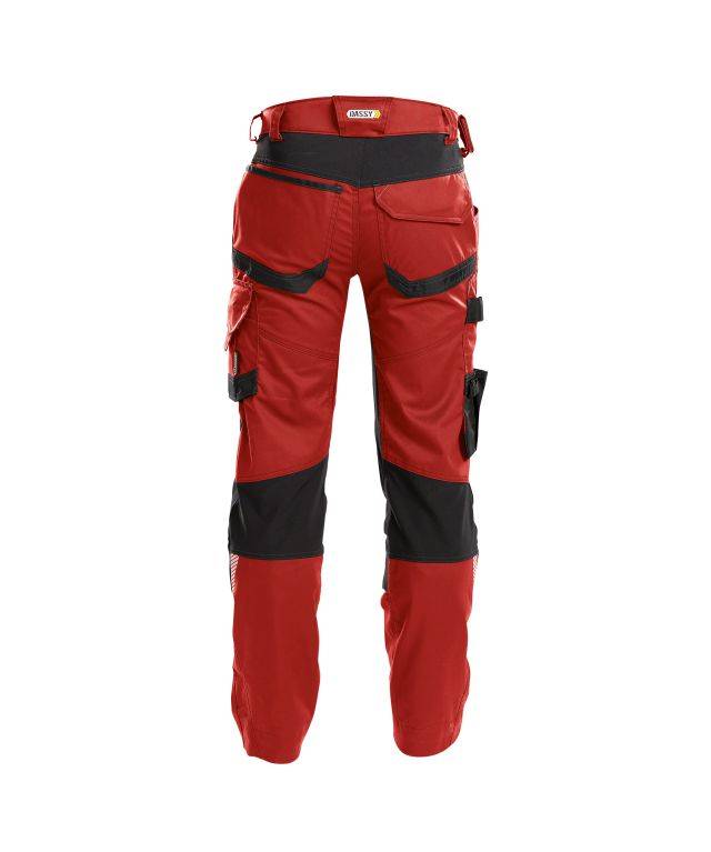 DASSY Dynax Bundhose Stretch und Kniepolstert. 200980 6674 ROT/SCHWARZ Gr. 56
