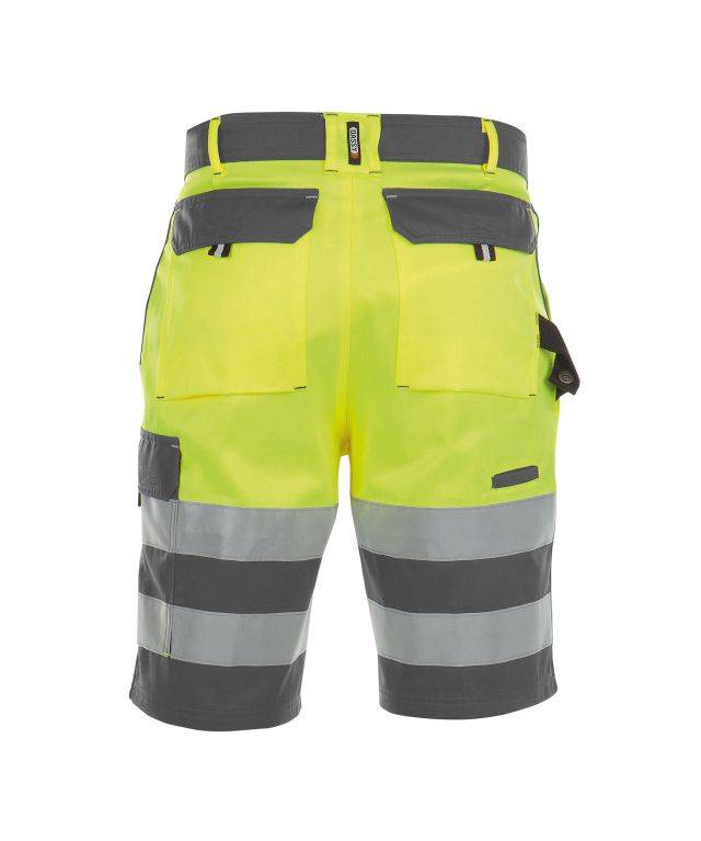 DASSY Venna Warn Arbeitsshort 250030 6493 ZEMENTGRAU/NEONGELB Gr. 54