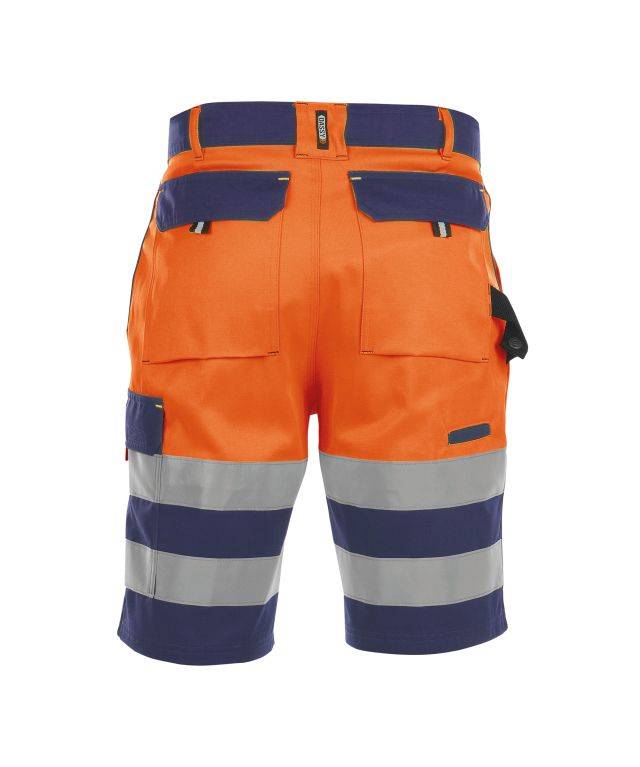 Warnschutz-Shorts, DUNKELBLAU/NEONORANGE, Gr. 60