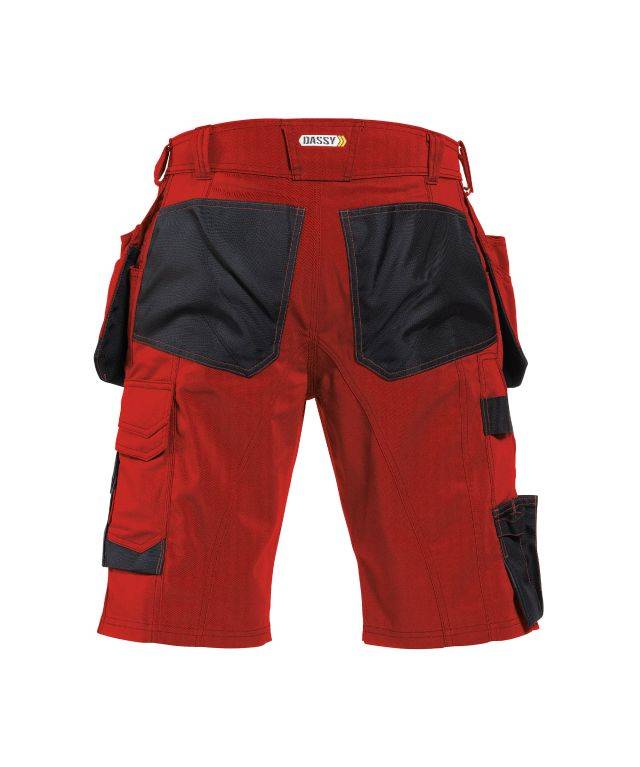 DASSY Bionic Multit.-Short 250071 6674 ROT/SCHWARZ Gr. 58