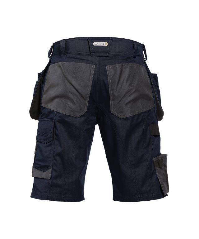 Arbeitsshorts mit Holstertaschen, NACHTBLAU/ANTHRAZITGRAU, Gr. 54
