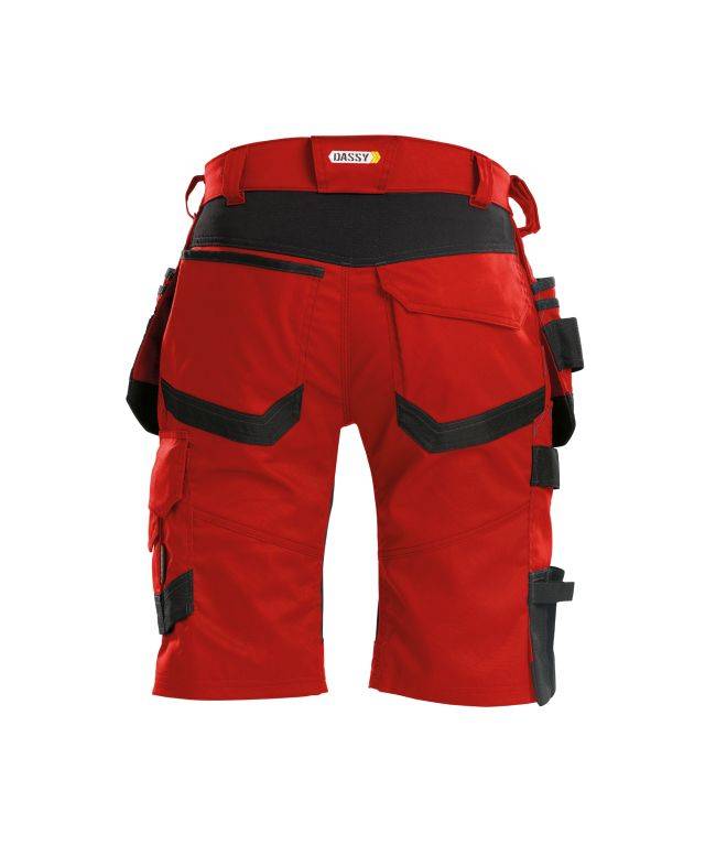 DASSY Trix Multit.-Short Stretch 250083 6674 ROT/SCHWARZ Gr. 54