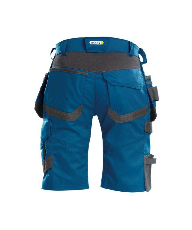 DASSY Trix Multit.-Short Stretch 250083 6846 AZURBLAU/ANTHRAZITGRAU Gr. 58