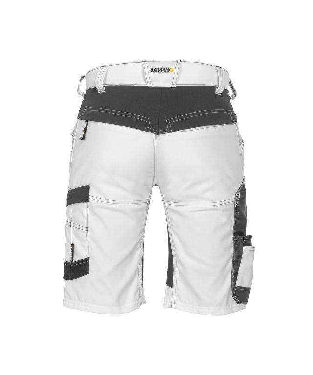 Malershorts mit Stretch, WEIß/ANTHRAZITGRAU, Gr. 54