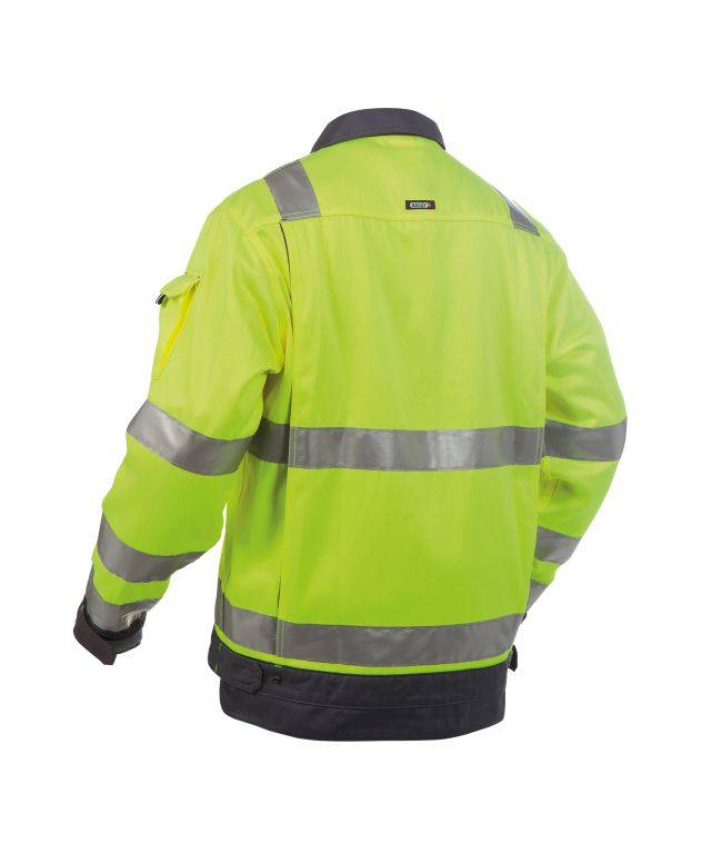 DASSY Dusseldorf Warn Arbeitsjacke 300184 6941 NEONGELB/ZEMENTGRAU Gr. 2XL