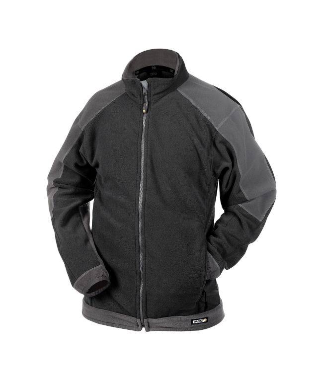 DASSY Kazan Fleecejacke 300217 6741 SCHWARZ/ZEMENTGRAU Gr. L