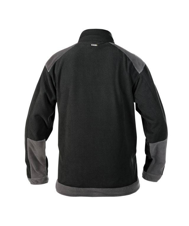 DASSY Kazan Fleecejacke 300217 6741 SCHWARZ/ZEMENTGRAU Gr. XS
