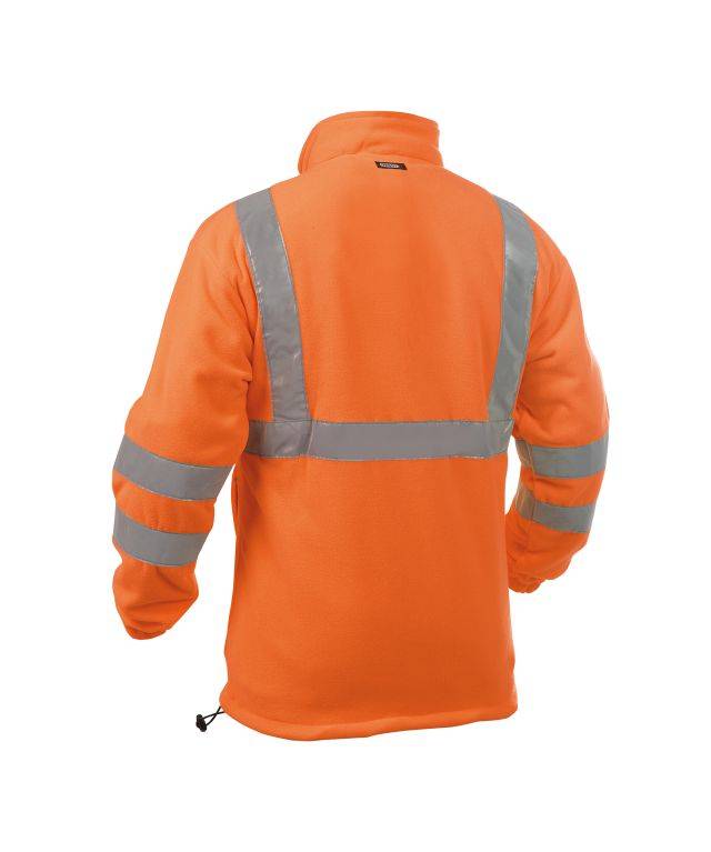 Warnschutz Fleecejacke, NEONORANGE, Gr. XS