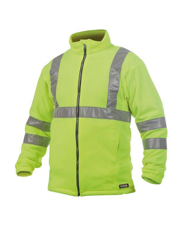 Warnschutz Fleecejacke, NEONGELB, Gr. XL