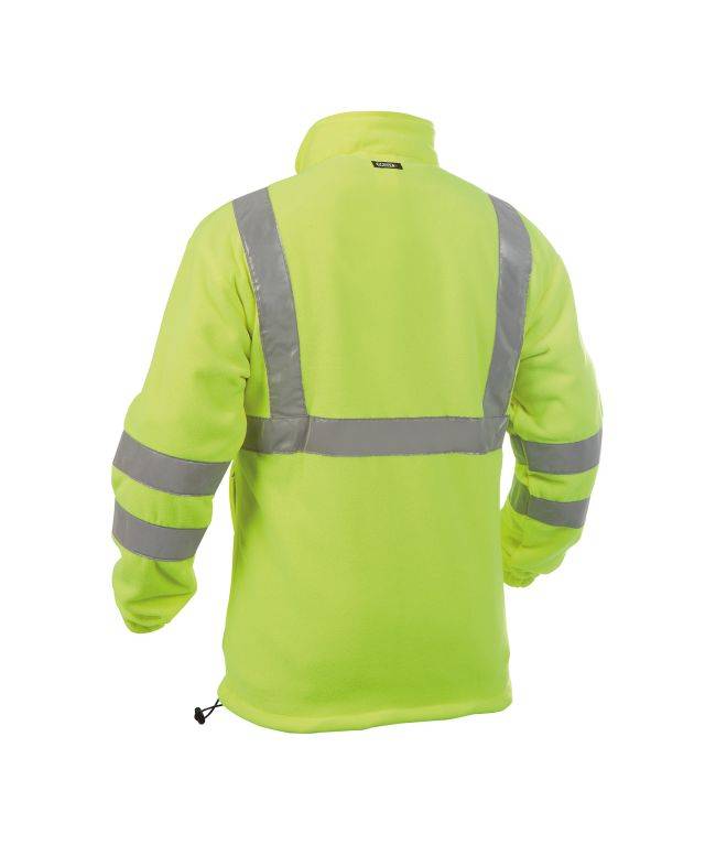 Warnschutz Fleecejacke, NEONGELB, Gr. XL