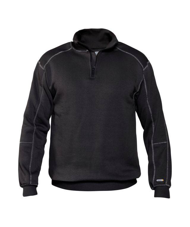 Sweatshirt, SCHWARZ, Gr. S