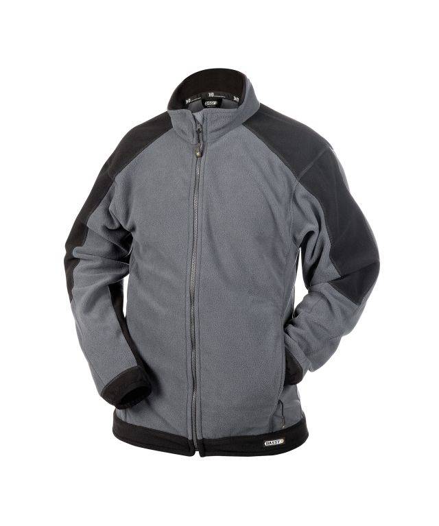 DASSY Kazan Fleecejacke für Damen 300293 6471 ZEMENTGRAU/SCHWARZ Gr. M