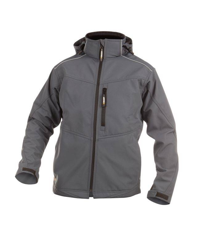Softshell-Jacke, ZEMENTGRAU, Gr. XS