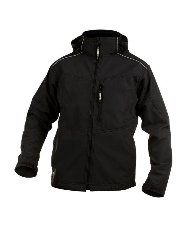 Softshell-Jacke, SCHWARZ, Gr. S