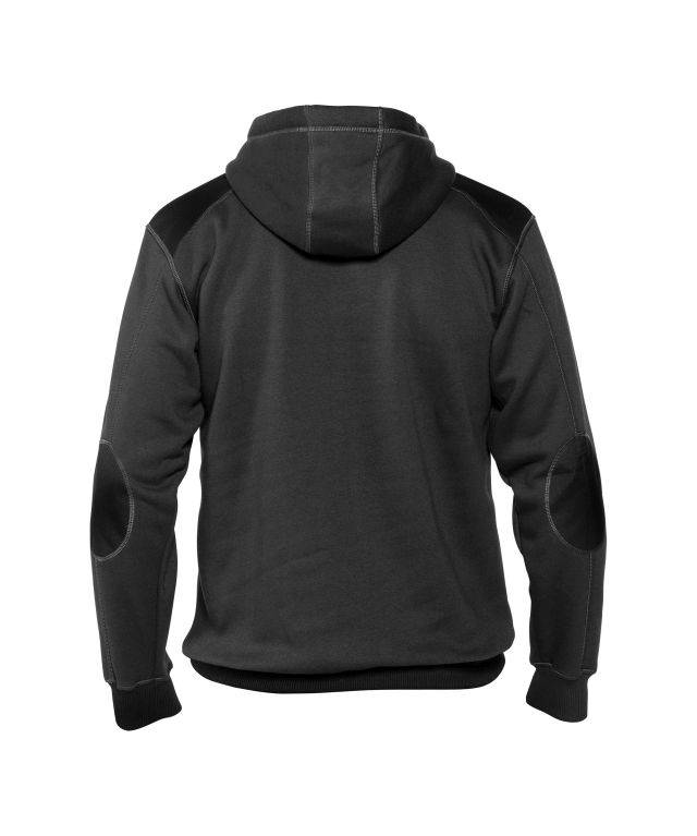 Kapuzensweatshirt, ANTHRAZITGRAU/SCHWARZ, Gr. M
