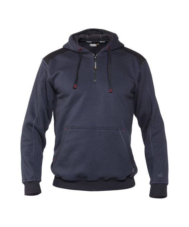 Kapuzensweatshirt, NACHTBLAU/SCHWARZ, Gr. 3XL