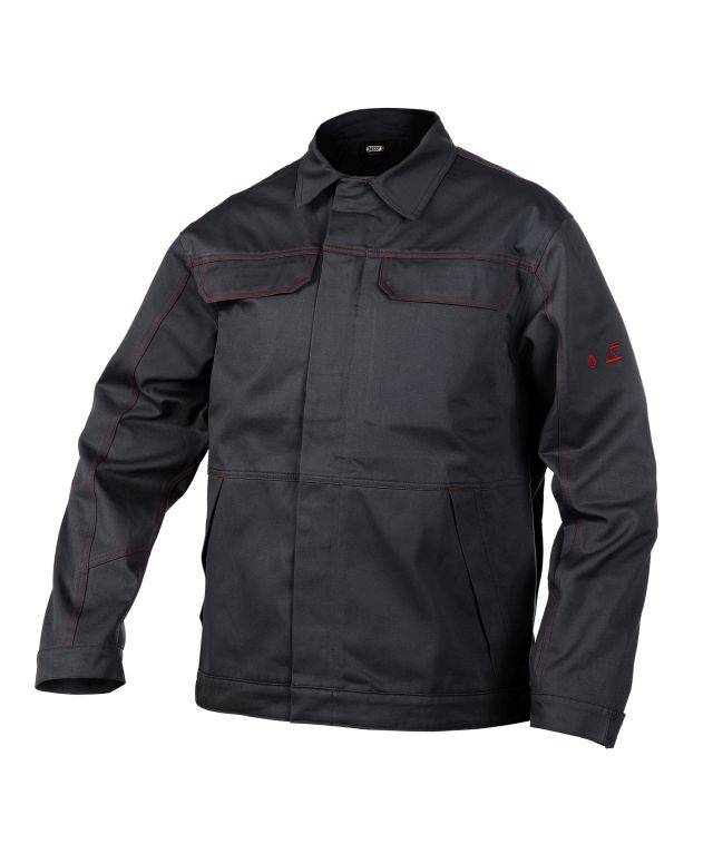 Flammhemmende Arbeitsjacke, SCHWARZ, Gr. XL