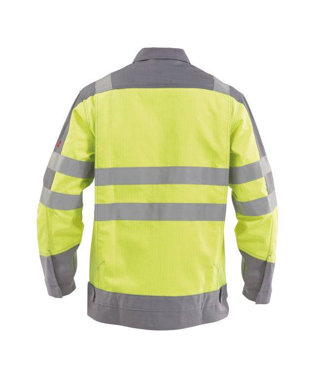 Multinorm Warnschutz Arbeitsjacke, NEONGELB/GRAFITGRAU, Gr. 2XL