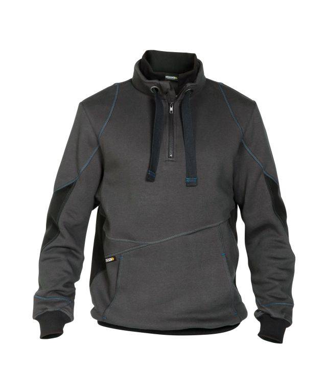 Sweatshirt, ANTHRAZITGRAU/SCHWARZ, Gr. 3XL