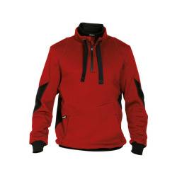 DASSY Stellar Sweatshirt 300394 6674 ROT/SCHWARZ Gr. 2XL