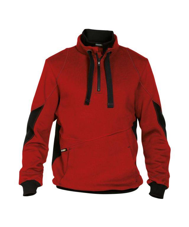 DASSY Stellar Sweatshirt 300394 6674 ROT/SCHWARZ Gr. 3XL