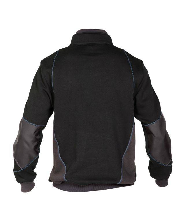 Sweatshirt, SCHWARZ/ANTHRAZITGRAU, Gr. S