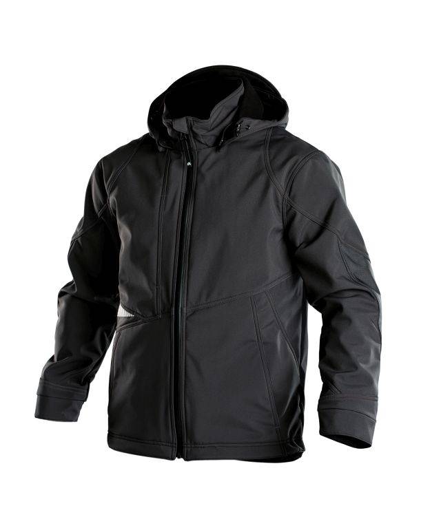 Softshell-Jacke, SCHWARZ, Gr. XS