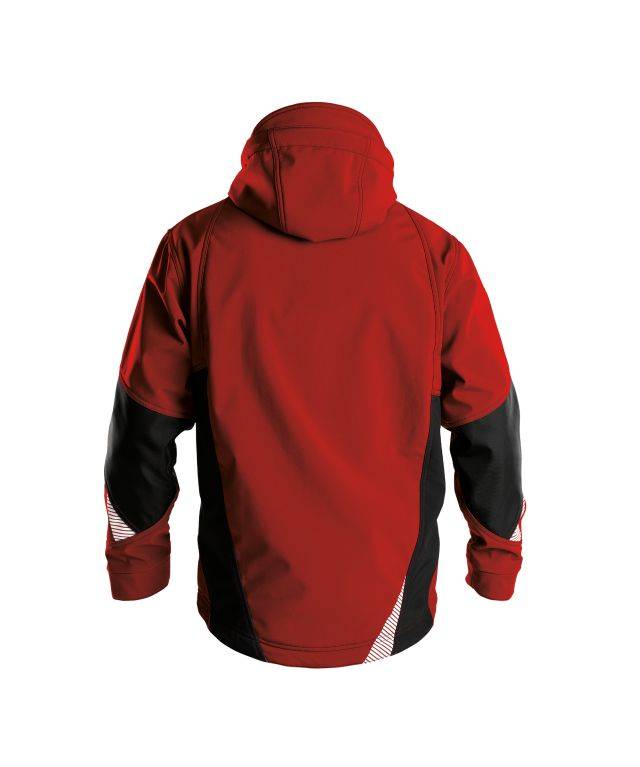 DASSY Gravity Softshell-Jacke 300396 6674 ROT/SCHWARZ Gr. L