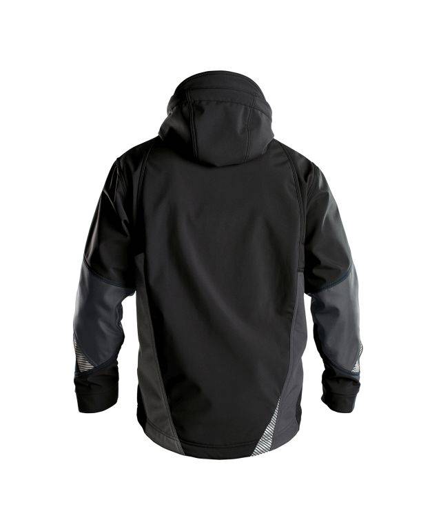 Softshell-Jacke, SCHWARZ/ANTHRAZITGRAU, Gr. S