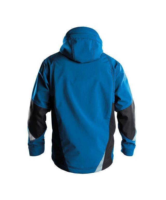 Softshell-Jacke, AZURBLAU/ANTHRAZITGRAU, Gr. L