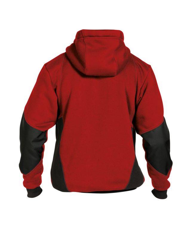 DASSY Pulse Sweatshirt-Jacke 300400 6674 ROT/SCHWARZ Gr. L
