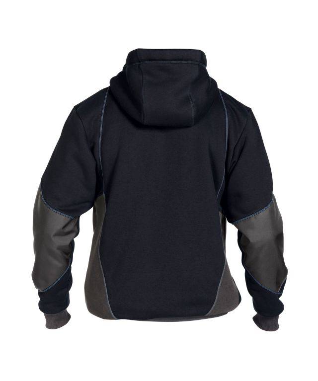 Sweatshirt-Jacke, NACHTBLAU/ANTHRAZITGRAU, Gr. XS