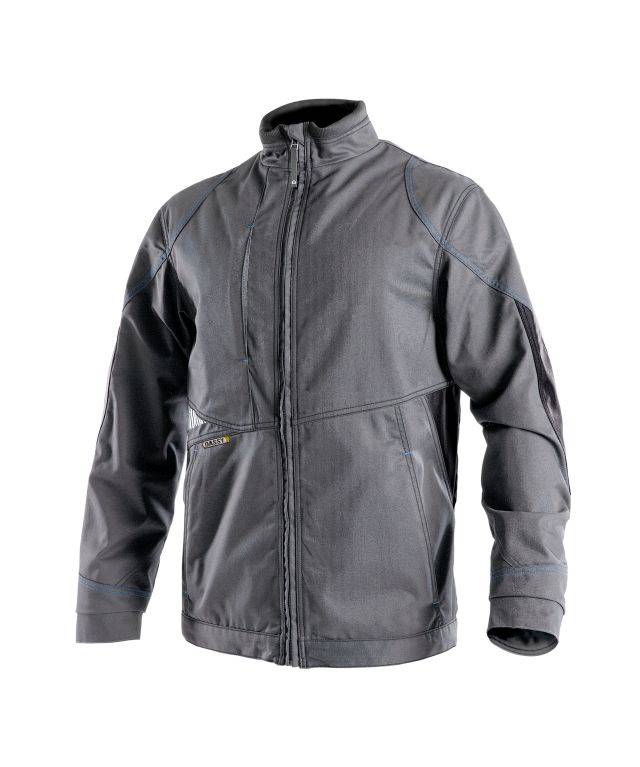 Arbeitsjacke, ANTHRAZITGRAU/SCHWARZ, Gr. XL