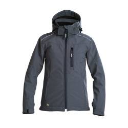 DASSY Tavira Softshell-Jacke für Damen 300439 0373 ZEMENTGRAU Gr. M