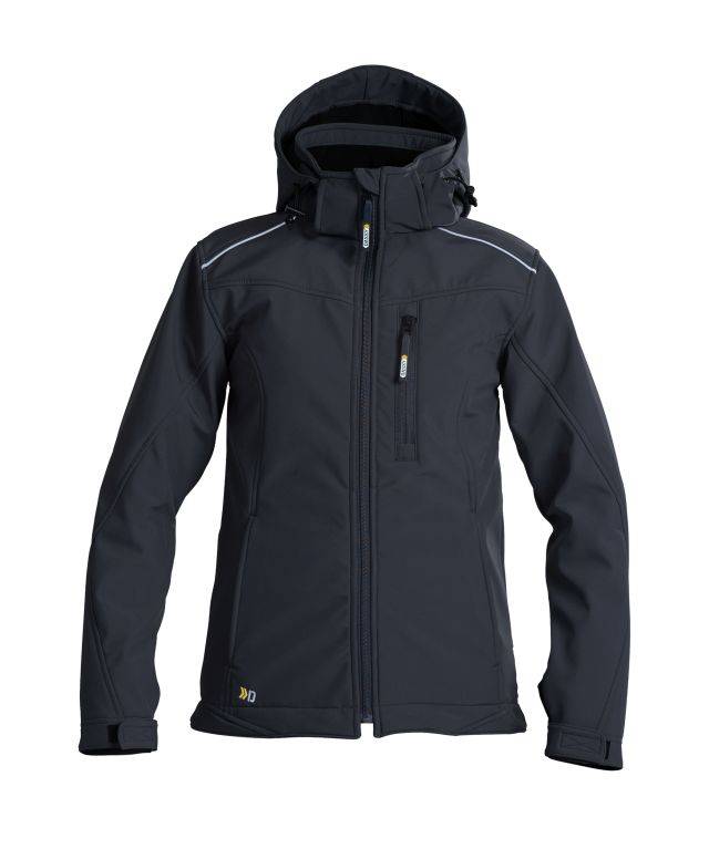DASSY Tavira Softshell-Jacke für Damen 300439 0704 SCHWARZ Gr. XL