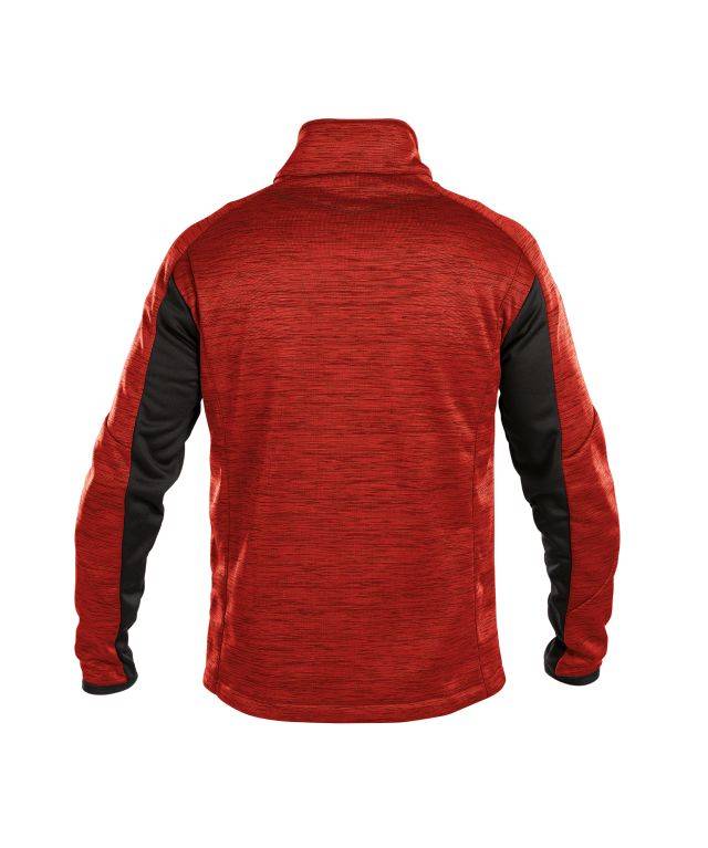 Midlayer-Jacke, ROT/SCHWARZ, Gr. M