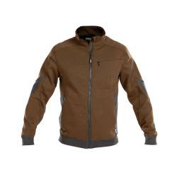 DASSY Velox Sweatshirt 300450 6541 LEHMBRAUN/ANTHRAZITGRAU Gr. 2XL