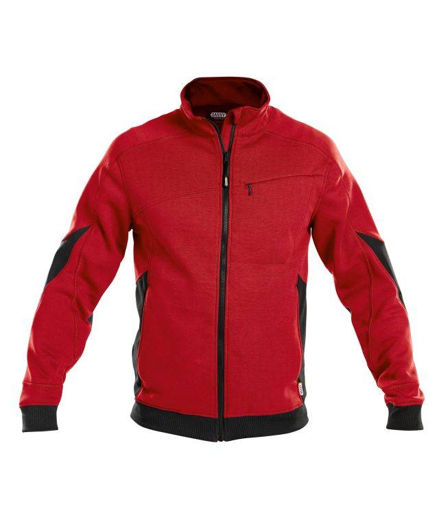 DASSY Velox Sweatshirt 300450 6674 ROT/SCHWARZ Gr. 3XL