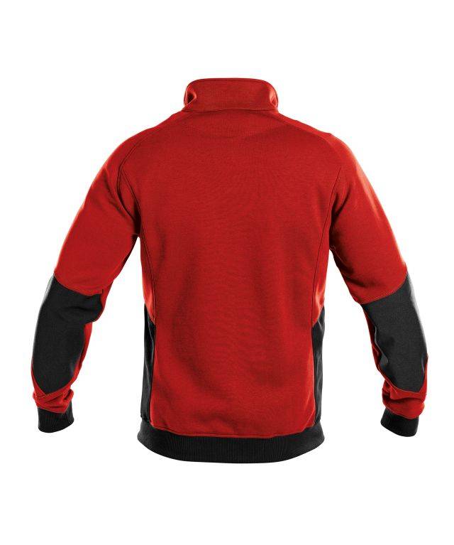 DASSY Velox Sweatshirt 300450 6674 ROT/SCHWARZ Gr. 3XL