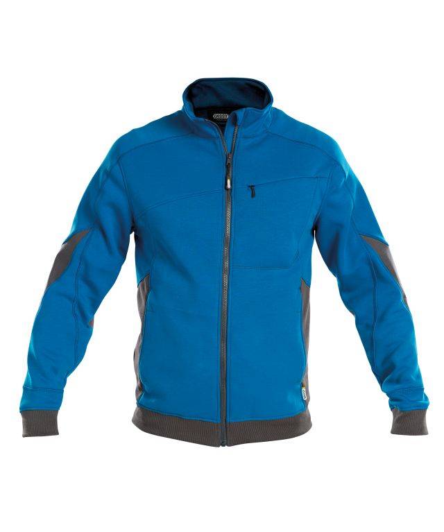 DASSY Velox Sweatshirt 300450 6846 AZURBLAU/ANTHRAZITGRAU Gr. S
