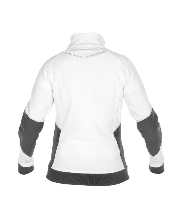 Sweatshirt für Damen, WEIß/ANTHRAZITGRAU, Gr. XL