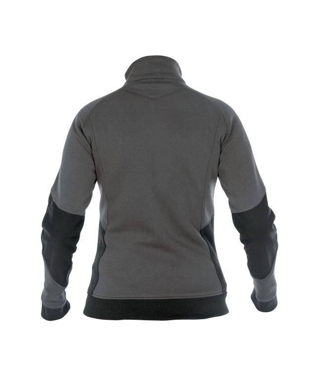 Sweatshirt für Damen, ANTHRAZITGRAU/SCHWARZ, Gr. XL