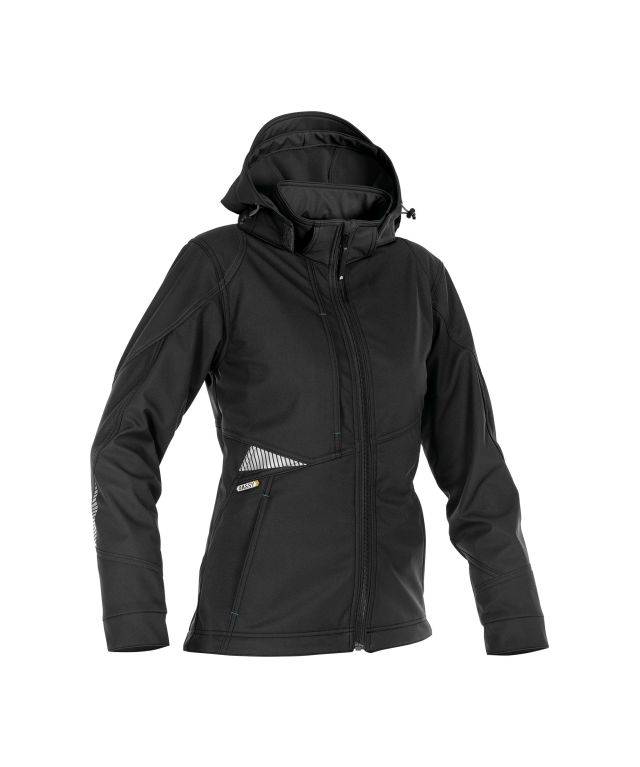 Softshell-Jacke für Damen, SCHWARZ, Gr. XL
