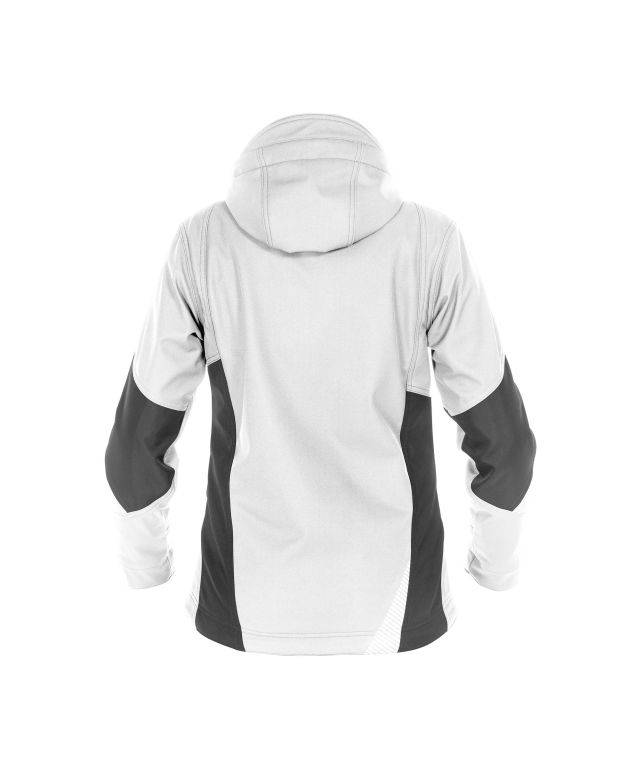 Softshell-Jacke für Damen, WEIß/ANTHRAZITGRAU, Gr. L
