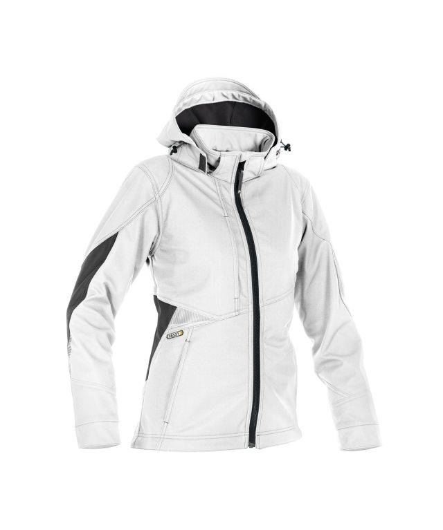 Softshell-Jacke für Damen, WEIß/ANTHRAZITGRAU, Gr. M