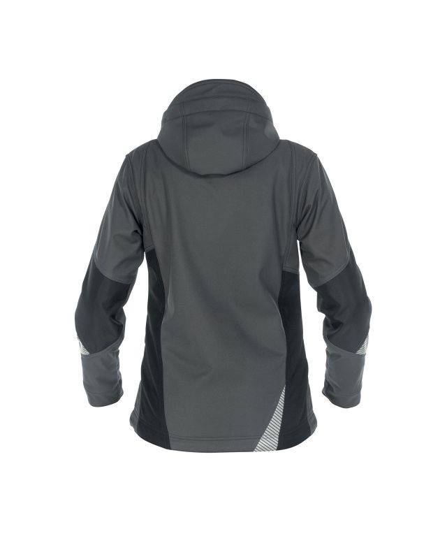 Softshell-Jacke für Damen, ANTHRAZITGRAU/SCHWARZ, Gr. L