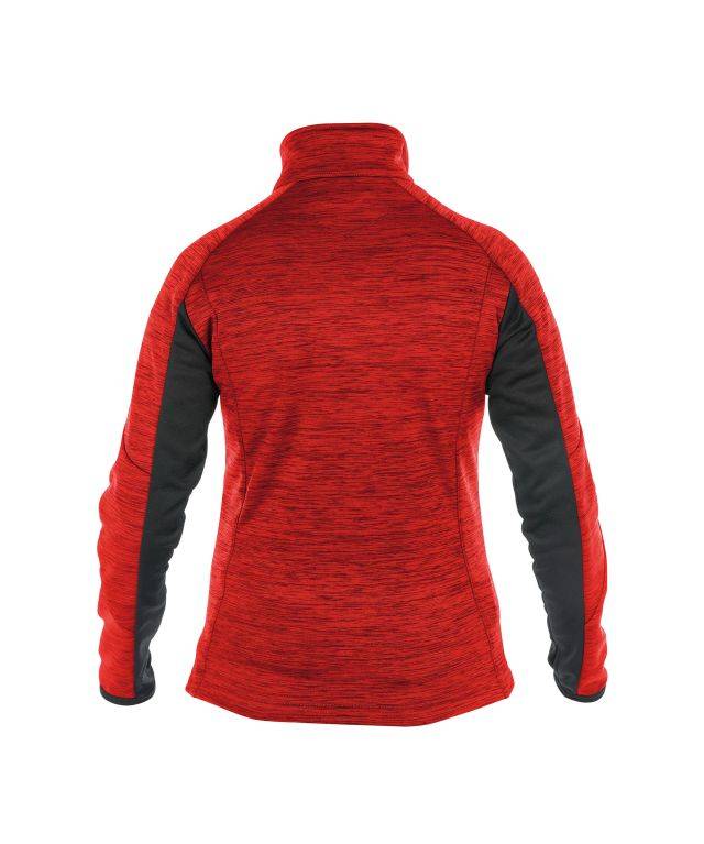 Midlayer-Jacke für Damen, ROT/SCHWARZ, Gr. XS